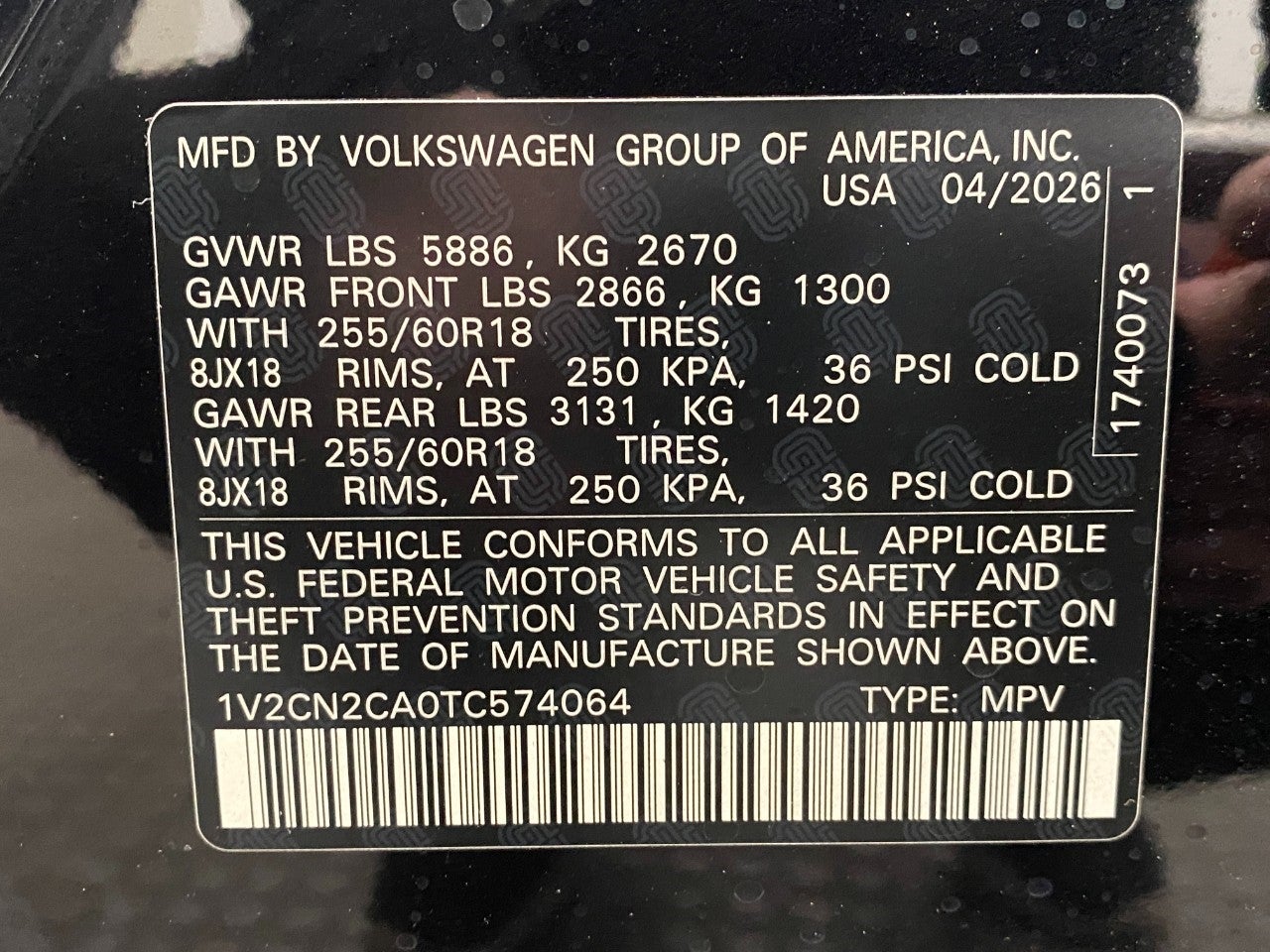 2026 Volkswagen Atlas 2.0T Peak Edition 4MOTION