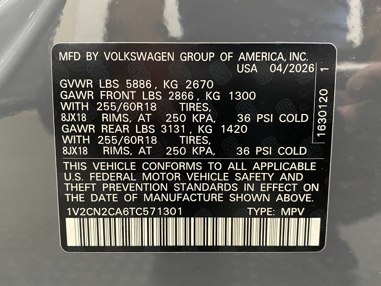 2026 Volkswagen Atlas 2.0T Peak Edition 4MOTION