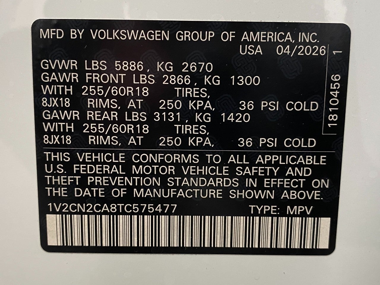 2026 Volkswagen Atlas 2.0T Peak Edition 4MOTION