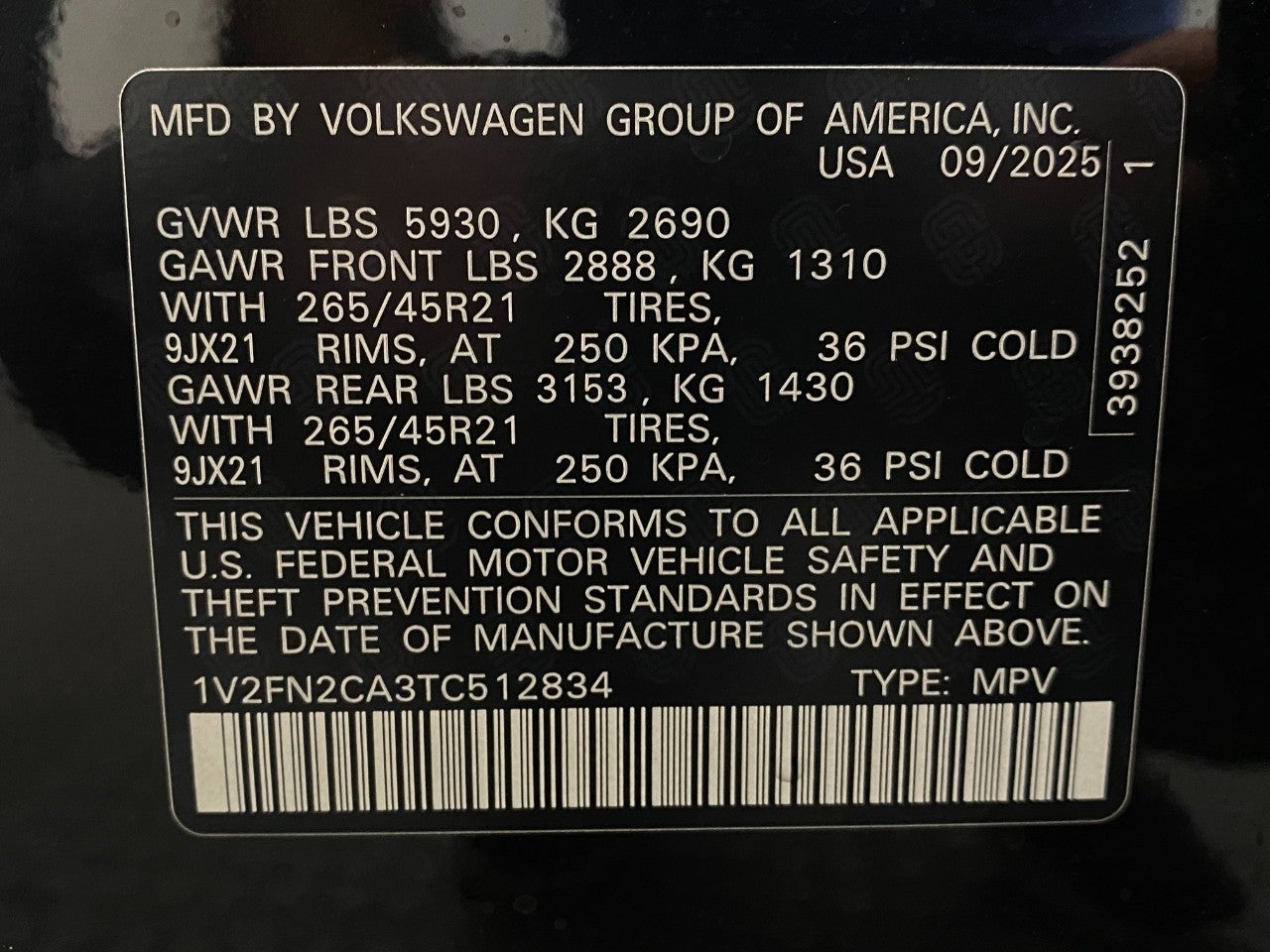 2026 Volkswagen Atlas 2.0T SEL Premium R-Line 4MOTION