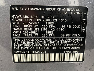 2026 Volkswagen Atlas 2.0T SEL Premium R-Line 4MOTION