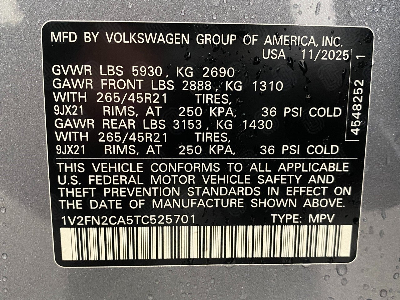 2026 Volkswagen Atlas 2.0T SEL Premium R-Line 4MOTION