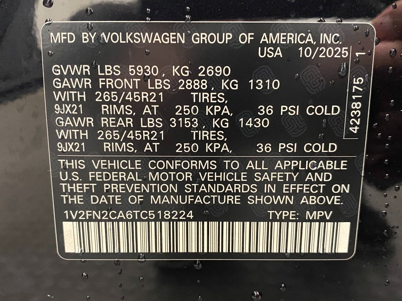 2026 Volkswagen Atlas 2.0T SEL Premium R-Line 4MOTION