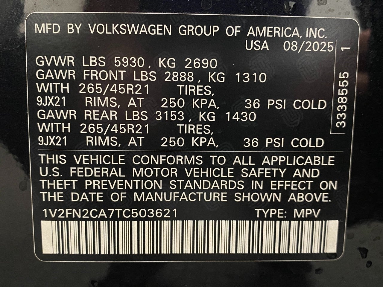 2026 Volkswagen Atlas 2.0T SEL Premium R-Line 4MOTION