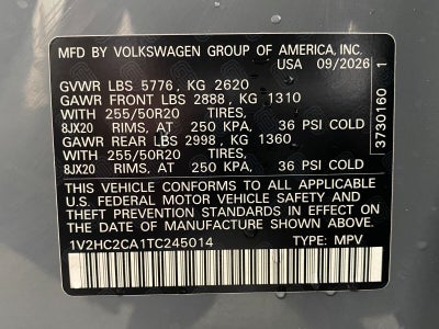 2026 Volkswagen Atlas Cross Sport 2.0T SE w/Technology 4MOTION