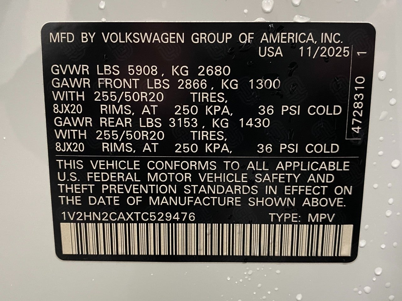 2026 Volkswagen Atlas 2.0T SE w/Technology 4MOTION