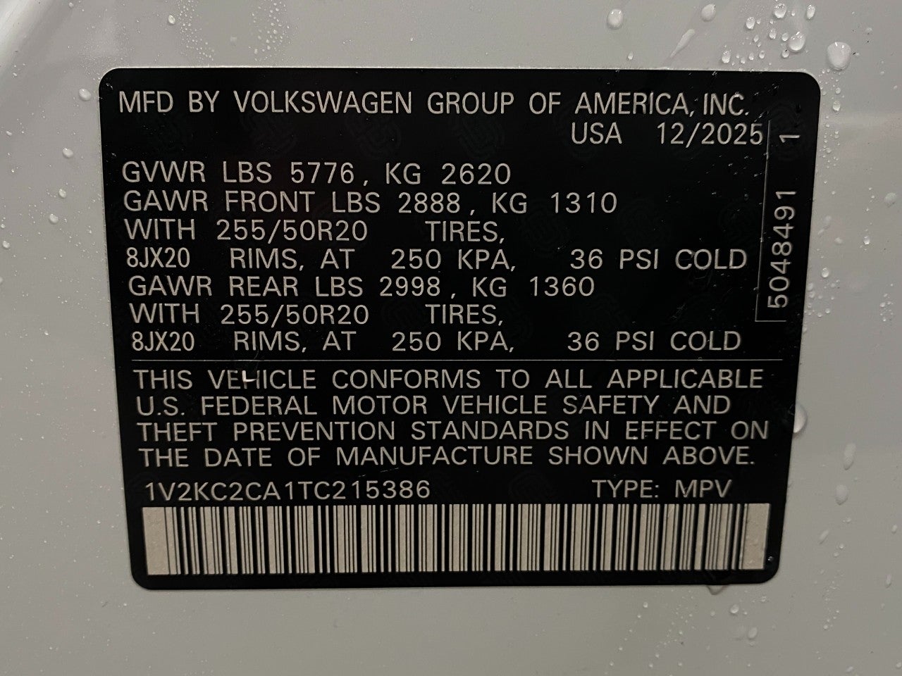 2026 Volkswagen Atlas Cross Sport 2.0T SE w/Technology 4MOTION