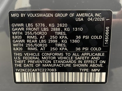 2026 Volkswagen Atlas Cross Sport 2.0T SE w/Technology 4MOTION