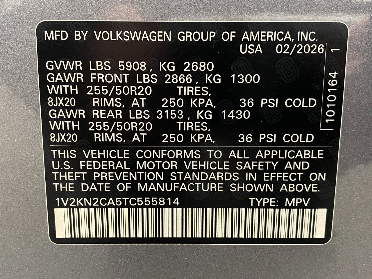 2026 Volkswagen Atlas 2.0T SE w/Technology 4MOTION