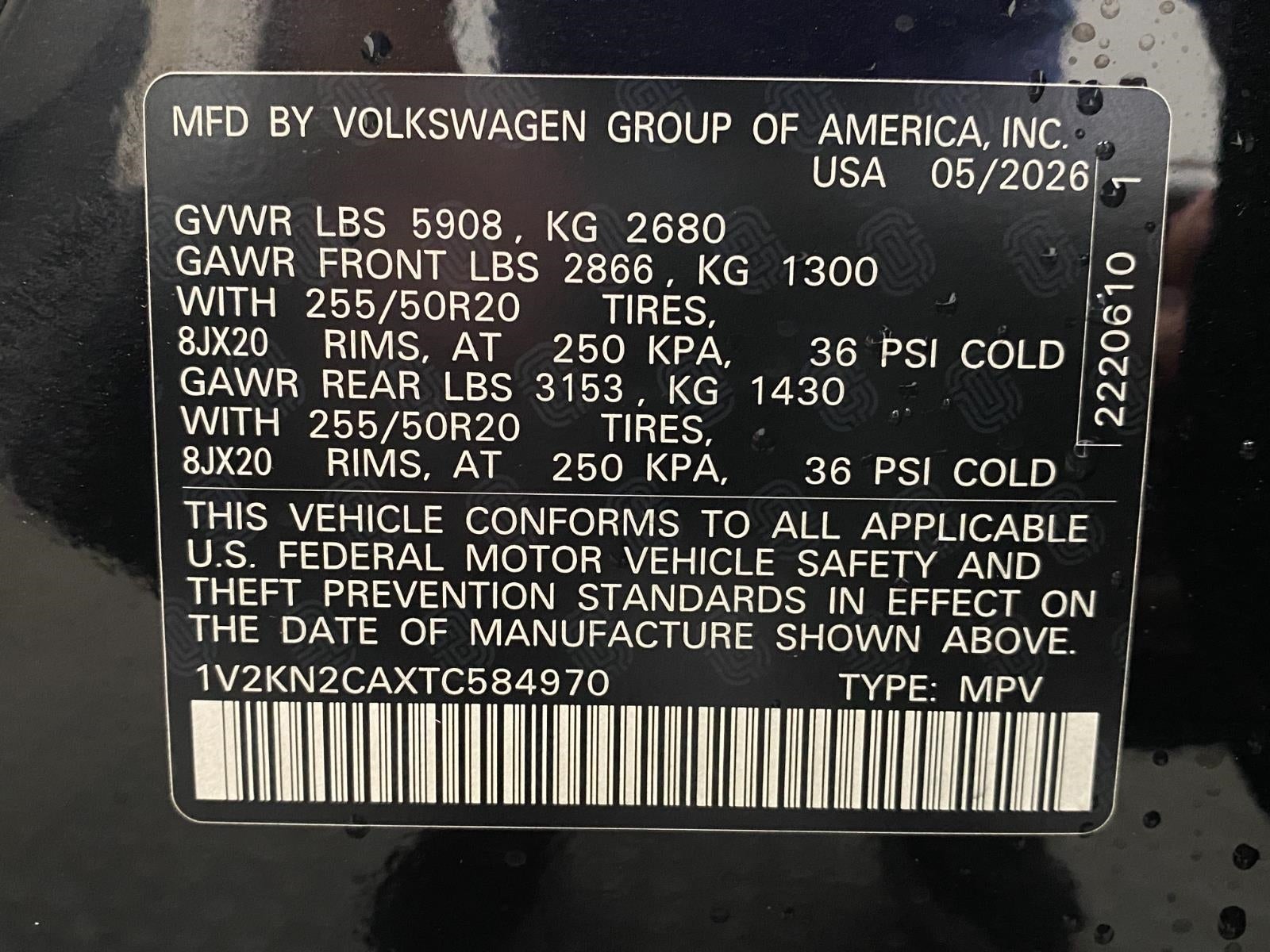 2026 Volkswagen Atlas 2.0T SE w/Technology 4MOTION