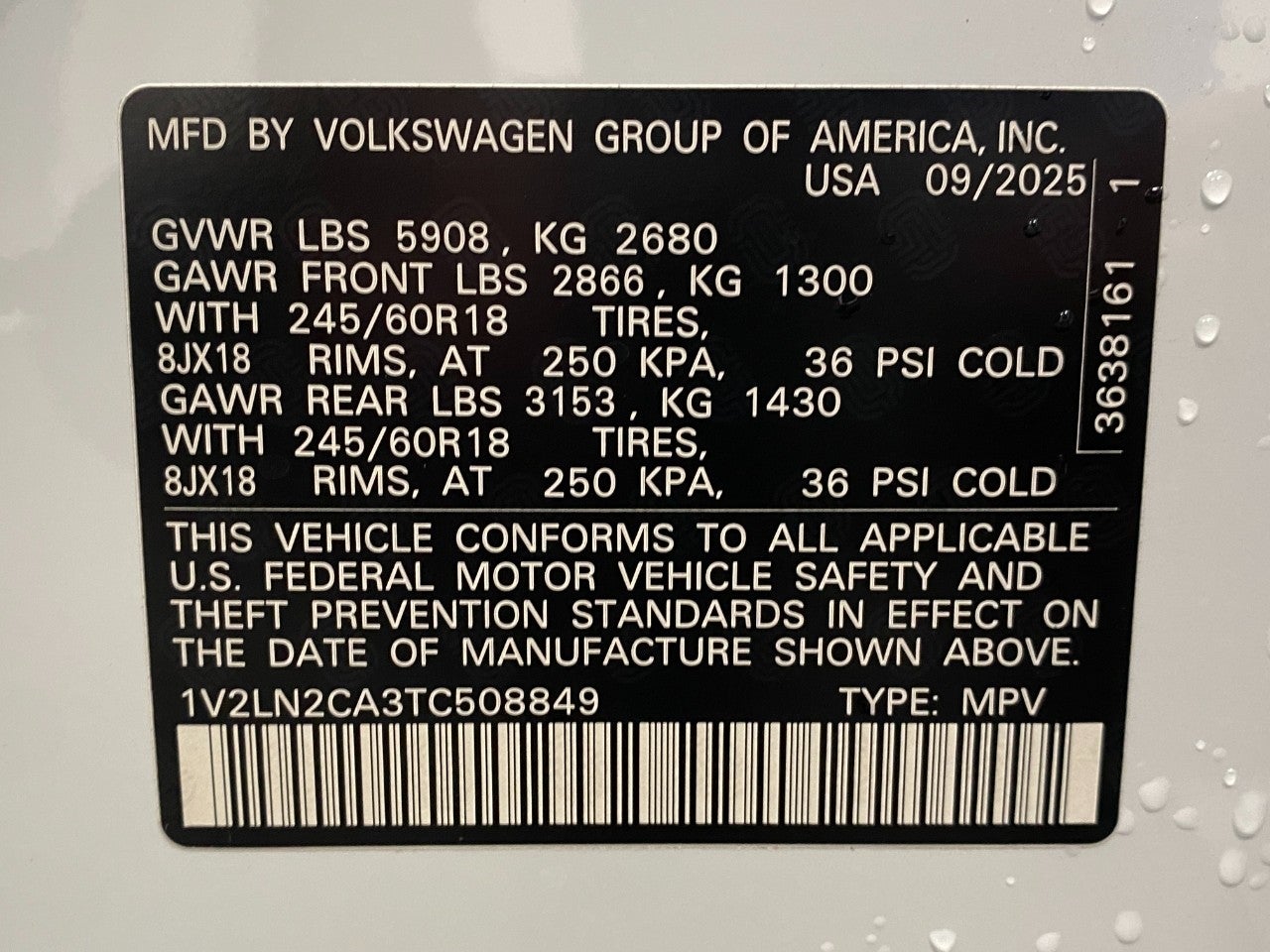 2026 Volkswagen Atlas 2.0T SE 4MOTION