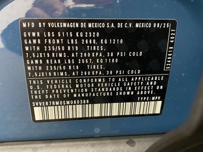 2025 Volkswagen Tiguan 2.0T SE 4MOTION