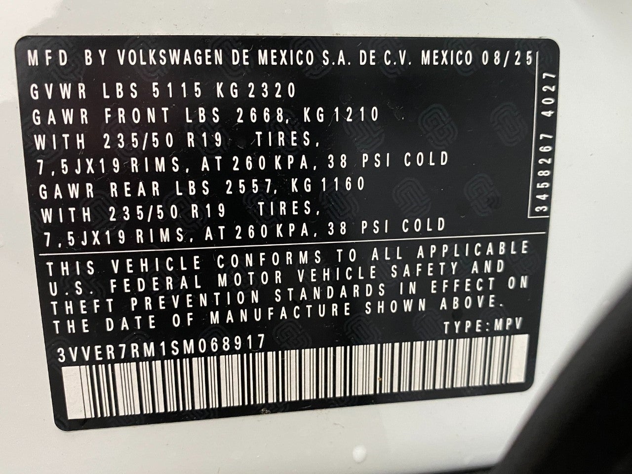 2025 Volkswagen Tiguan 2.0T SE 4MOTION