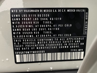 2026 Volkswagen Tiguan 2.0T SE R-Line Black 4MOTION