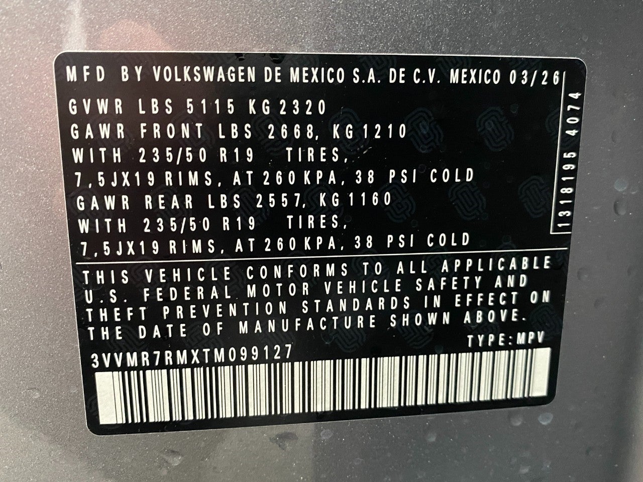 2026 Volkswagen Tiguan SE 4MOTION