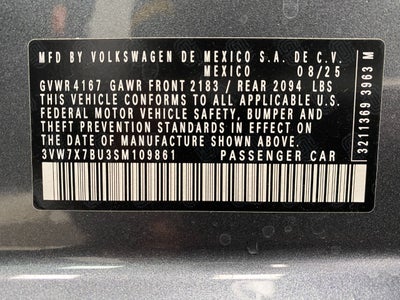 2025 Volkswagen Jetta SE Auto