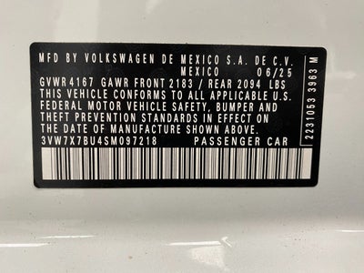 2025 Volkswagen Jetta SE Auto