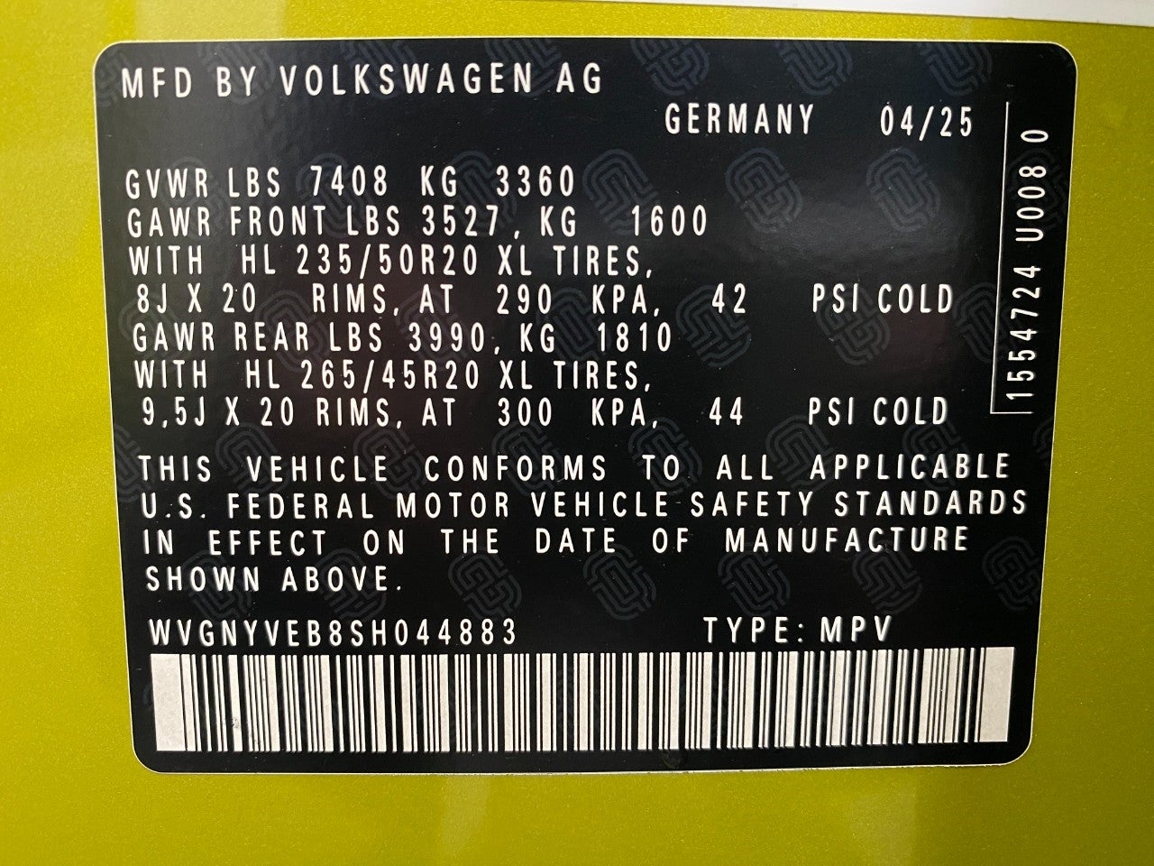 2025 Volkswagen ID. Buzz Pro S Plus 4MOTION w/Two-Tone