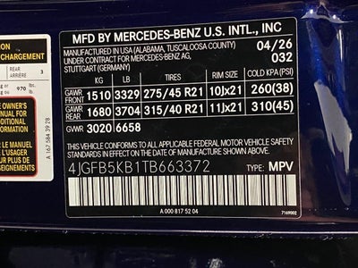 2026 Mercedes-Benz GLE GLE 450 4MATIC® SUV