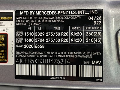 2026 Mercedes-Benz GLE GLE 450 4MATIC® SUV