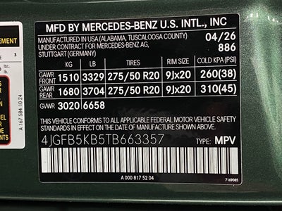 2026 Mercedes-Benz GLE GLE 450 4MATIC® SUV