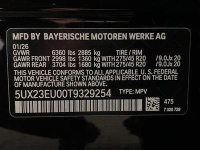 2026 BMW X5 xDrive40i Sports Activity Vehicle