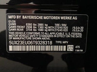2026 BMW X5 xDrive40i Sports Activity Vehicle