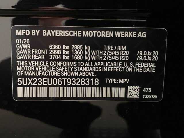 2026 BMW X5 xDrive40i Sports Activity Vehicle