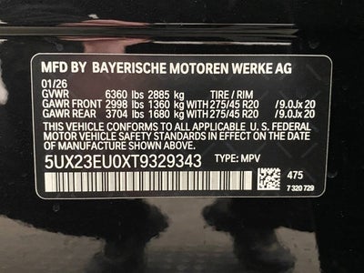 2026 BMW X5 xDrive40i Sports Activity Vehicle