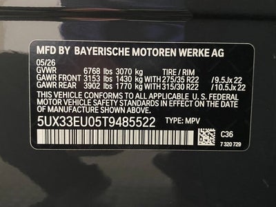 2026 BMW X5 M60i Sports Activity Vehicle