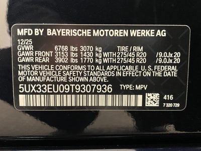 2026 BMW X5 M60i Sports Activity Vehicle