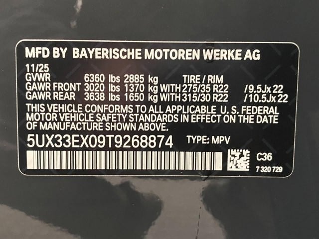 2026 BMW X6 xDrive40i Sports Activity Coupe