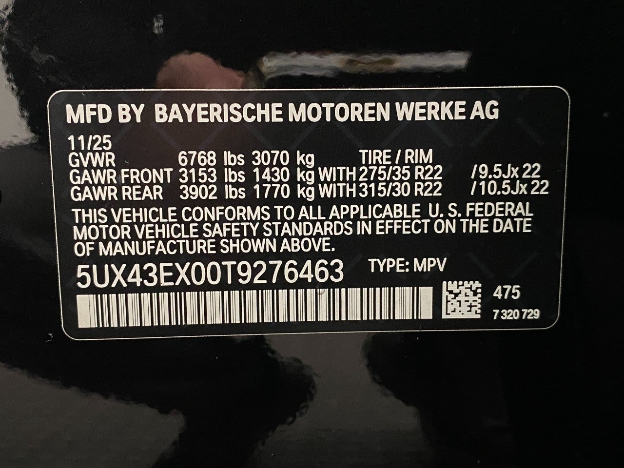 2026 BMW X6 M60i Sports Activity Coupe