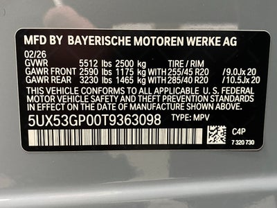 2026 BMW X3 30 xDrive Sports Activity Vehicle