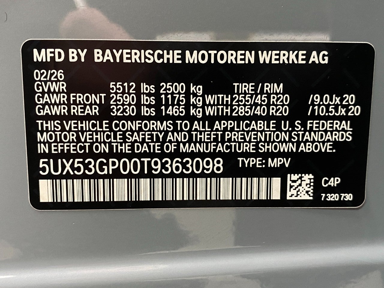 2026 BMW X3 30 xDrive Sports Activity Vehicle