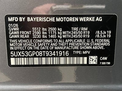 2026 BMW X3 30 xDrive Sports Activity Vehicle