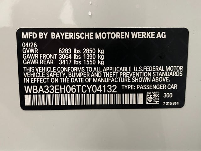 2026 BMW 740i 740i xDrive Sedan