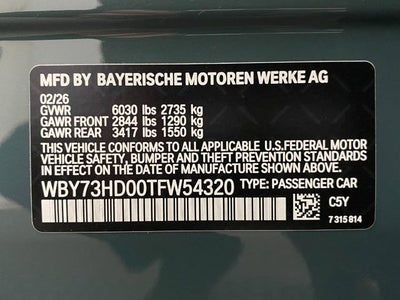 2026 BMW i4 M60 Gran Coupe