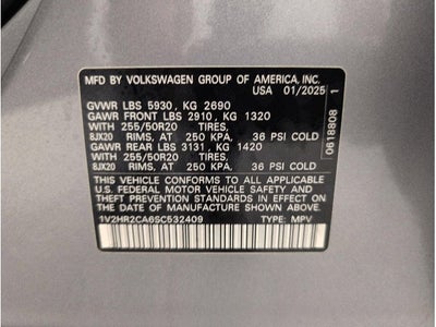 2025 Volkswagen Atlas 2.0T SE w/Technology