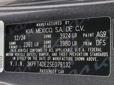 2025 Kia K4 LXS