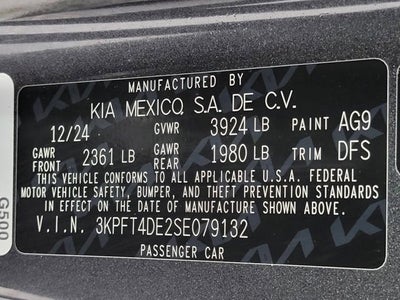 2025 Kia K4 LXS