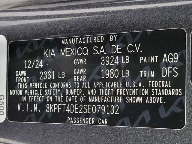 2025 Kia K4 LXS