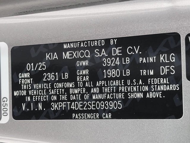 2025 Kia K4 LXS