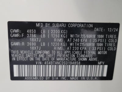 2025 Subaru Outback Limited