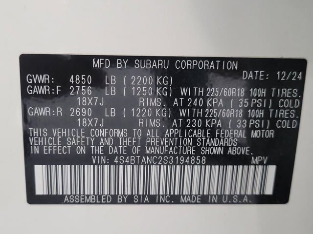 2025 Subaru Outback Limited