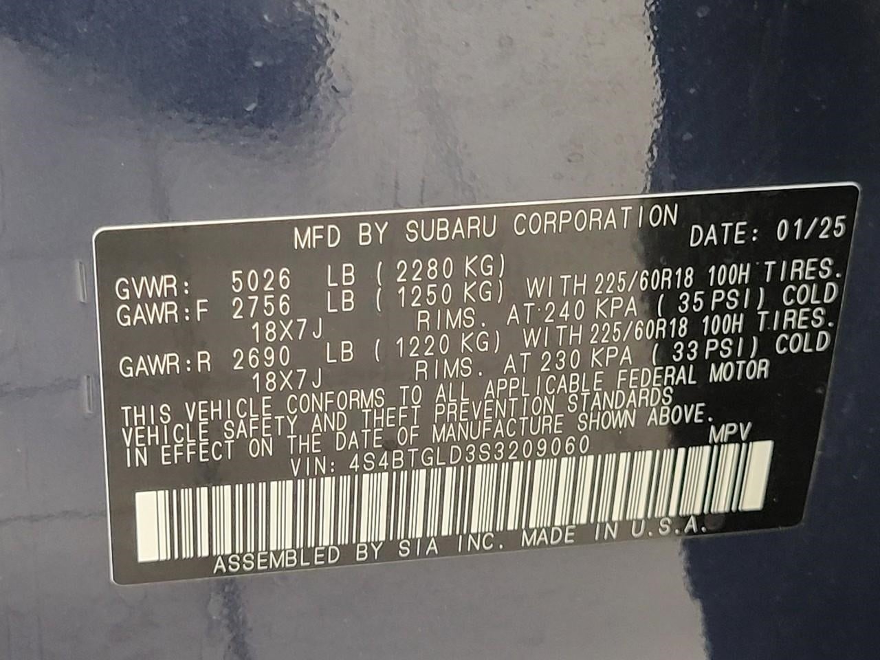 2025 Subaru Outback Onyx Edition XT