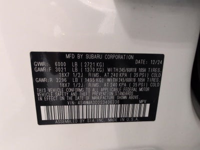 2025 Subaru Ascent Premium