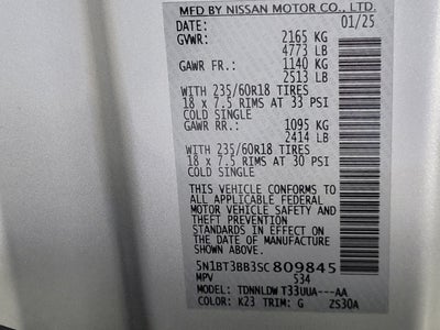 2025 Nissan Rogue SV