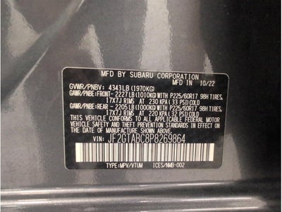 2023 Subaru Crosstrek CVT