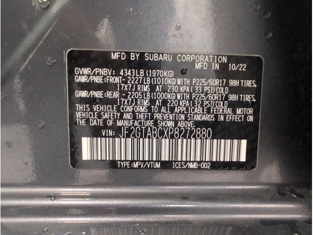2023 Subaru Crosstrek CVT